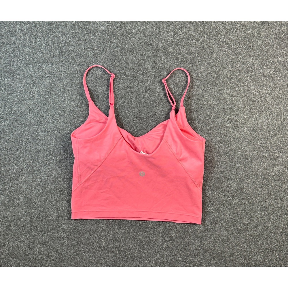 Lululemon Align Tank Top Pink Nulu Cropped Camisole Size 4 - Picture 5 of 6